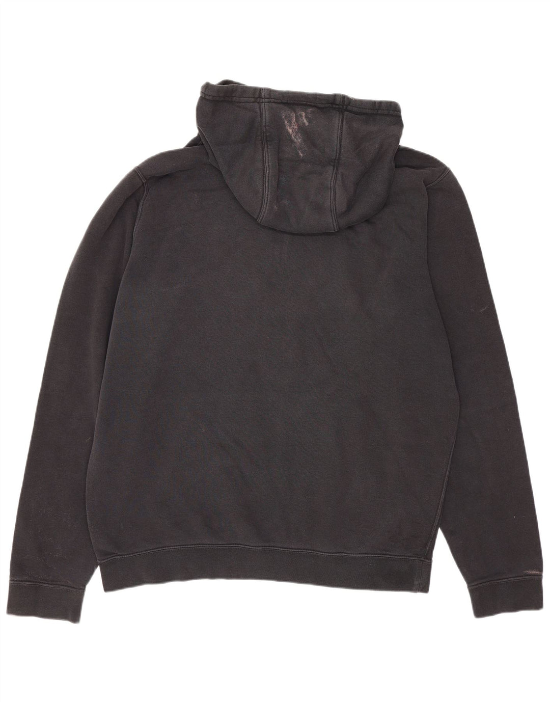 Felpa con cappuccio da uomo Nike, cotone medio nero