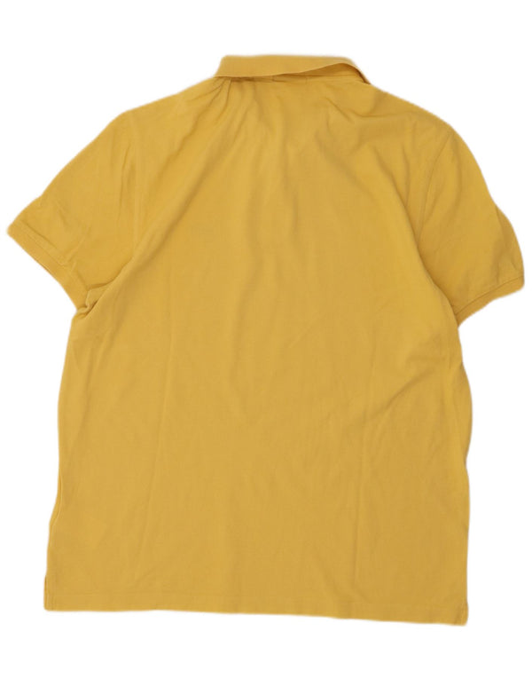 Polo GANT da uomo vestibilità regolare XL in cotone giallo