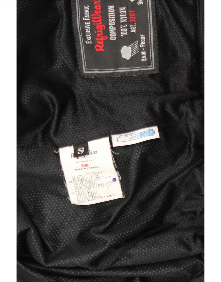 Giacca antipioggia da uomo Refrigiwear UK 36 Small Blu Navy Colourblock in poliammide