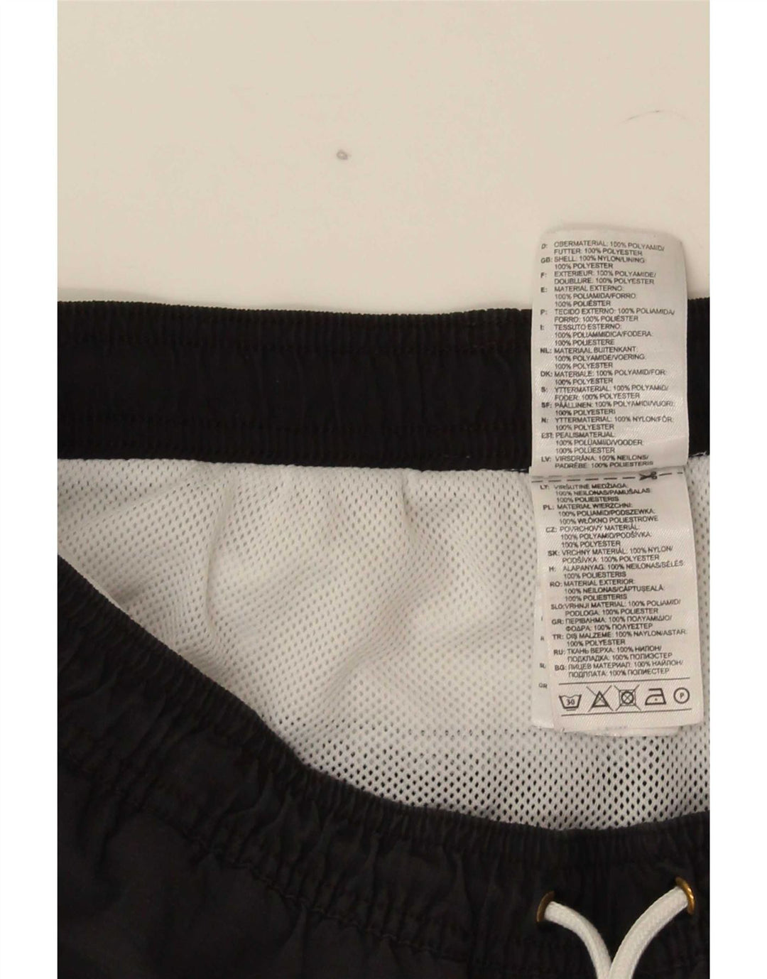 Pantaloncini da bagno da uomo Adidas in nylon color block grigio medio
