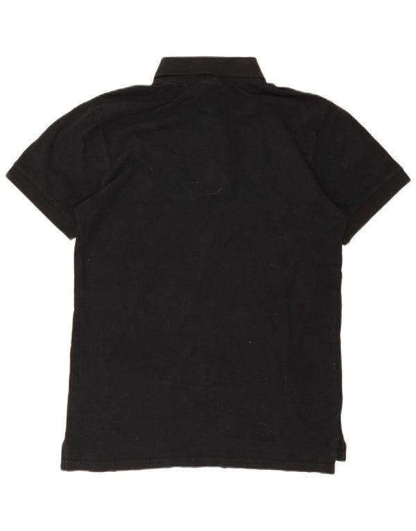 Polo da uomo Fila XS in cotone nero