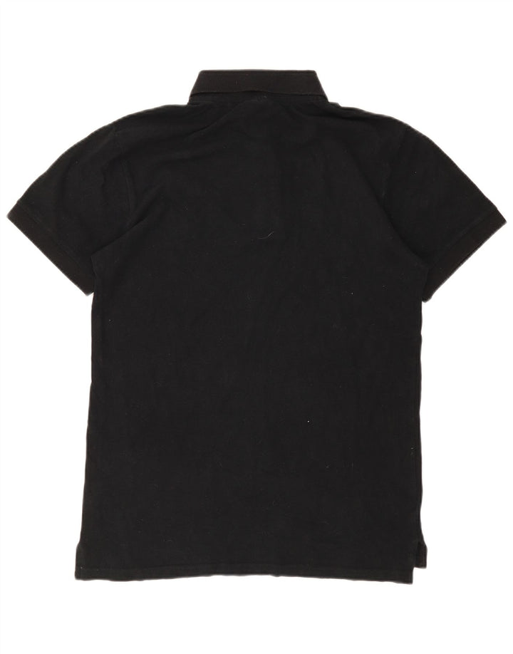 Polo da uomo Fila XS in cotone nero
