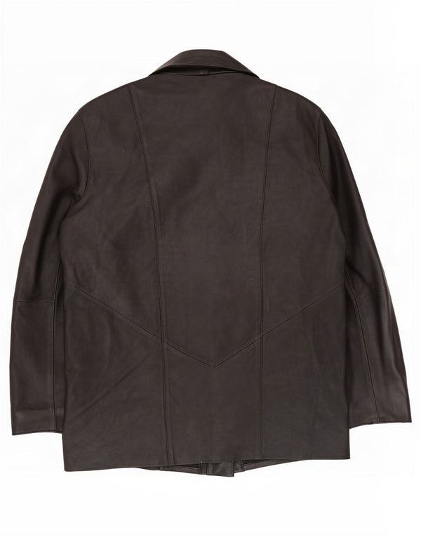 Giacca in pelle da donna Helium UK 16 grande nera