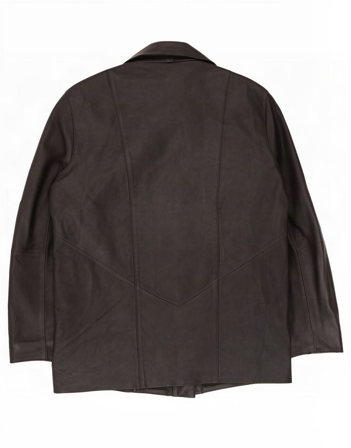 Giacca in pelle da donna Helium UK 16 grande nera