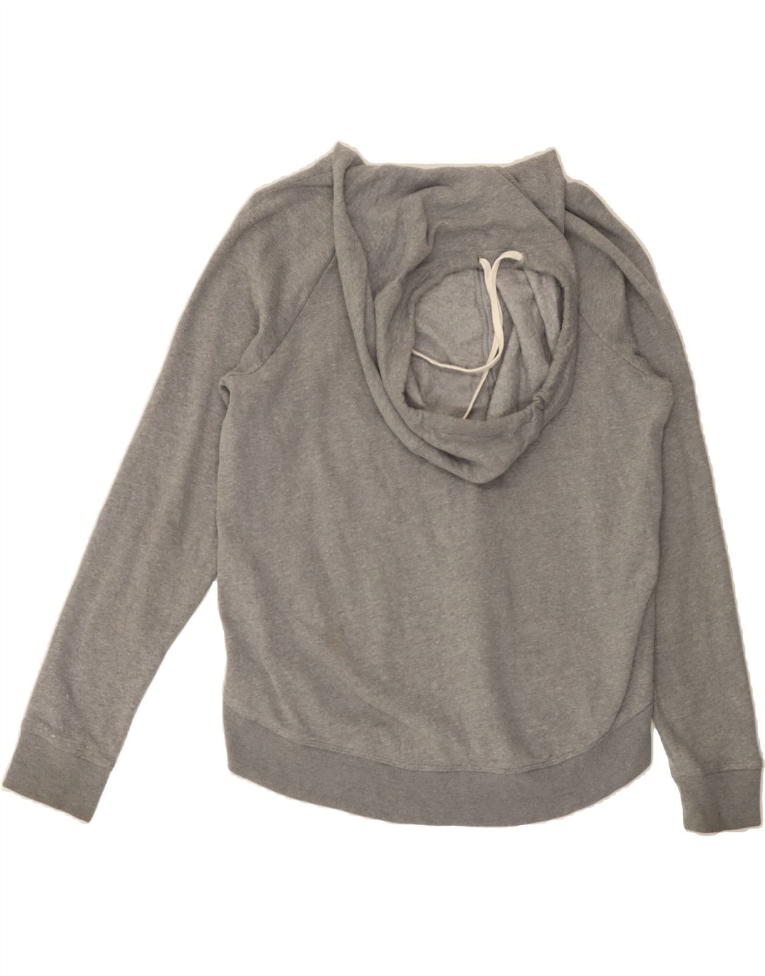 UNDER ARMOUR Womens Graphic Hoodie Jumper IT 42/44 Medium Grey Cotton Vintage Under Armour and Second-Hand Under Armour from Messina Hembry 