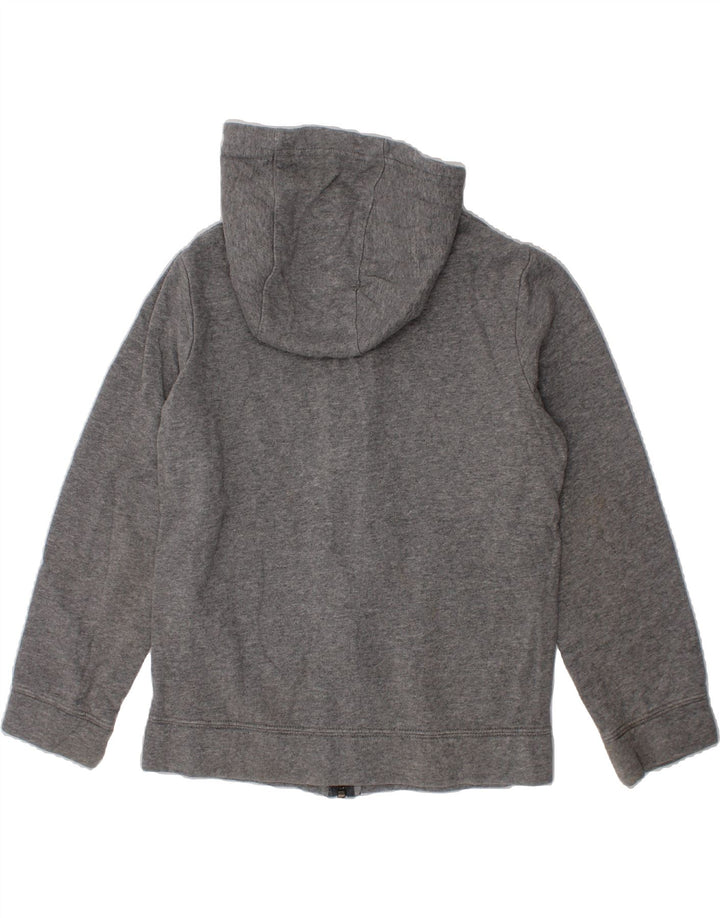 NIKE Boys Zip Hoodie Sweater 8-9 Years Small  Grey Cotton Vintage Nike and Second-Hand Nike from Messina Hembry 