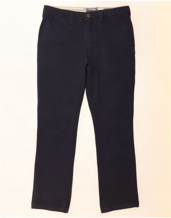 Pantaloni chino slim da uomo Fat Face W34 L31 cotone blu navy