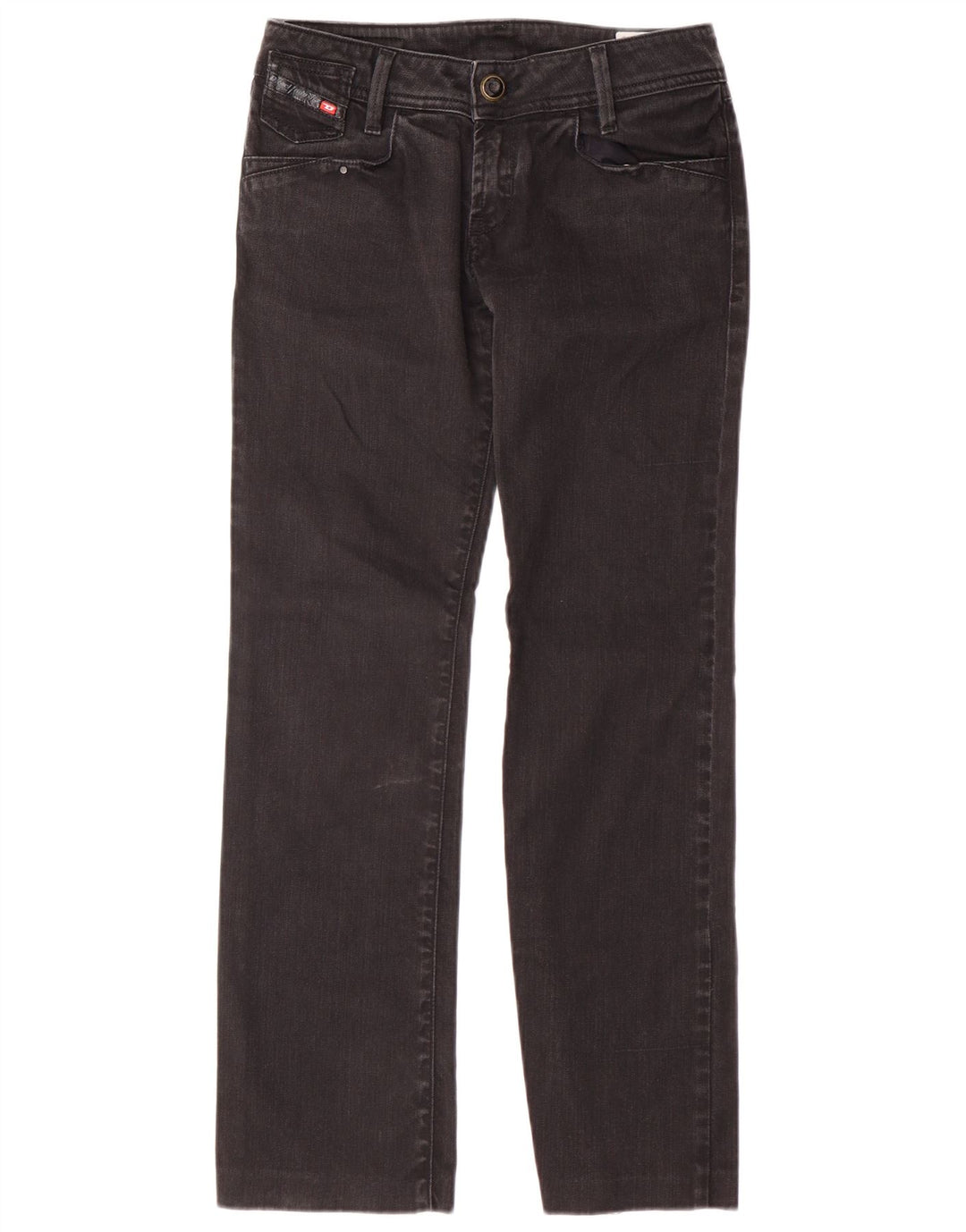 Jeans dritti Totta da donna Diesel W25 L27 cotone nero