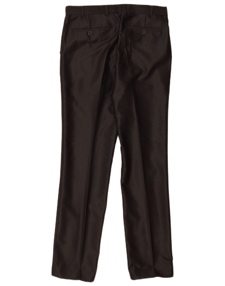 Pantaloni da Abito Dritti da Uomo Angelo Litrico IT 48 Medio W32 L33 Grigio