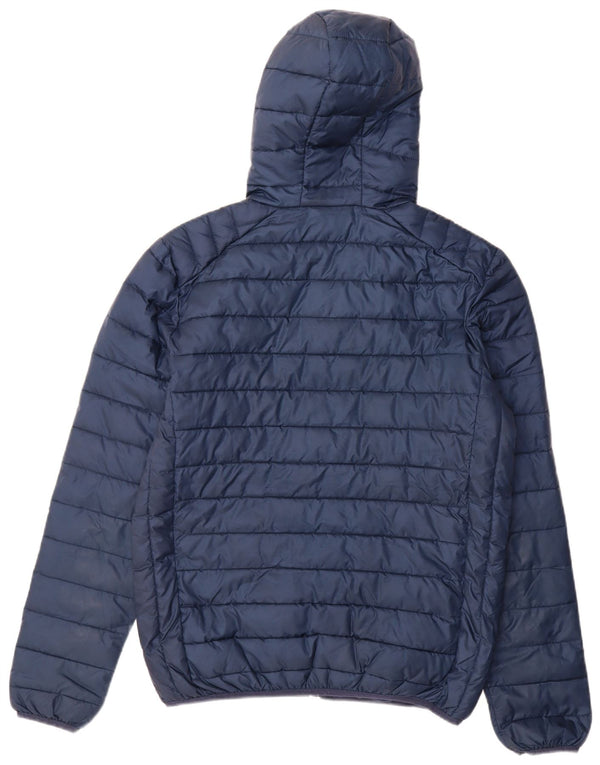 Giacca imbottita con cappuccio da uomo Ellesse UK 38 poliestere medio blu navy