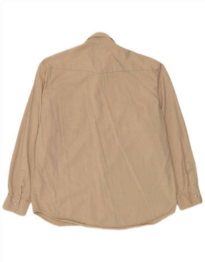 Camicia Carrera Uomo Large Beige Cotone