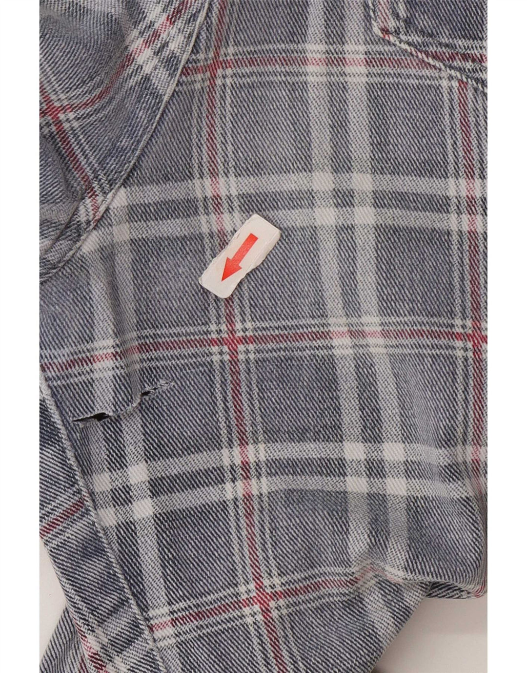 Jeans affusolati da donna Extreme W26 L29 cotone a quadri blu