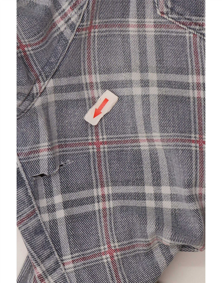 Jeans affusolati da donna Extreme W26 L29 cotone a quadri blu