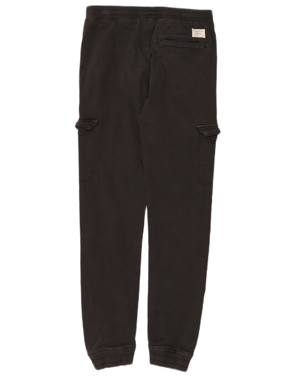 Pantaloni cargo da jogging per ragazze Marks & Spencer 13-14 anni W28 L29 neri