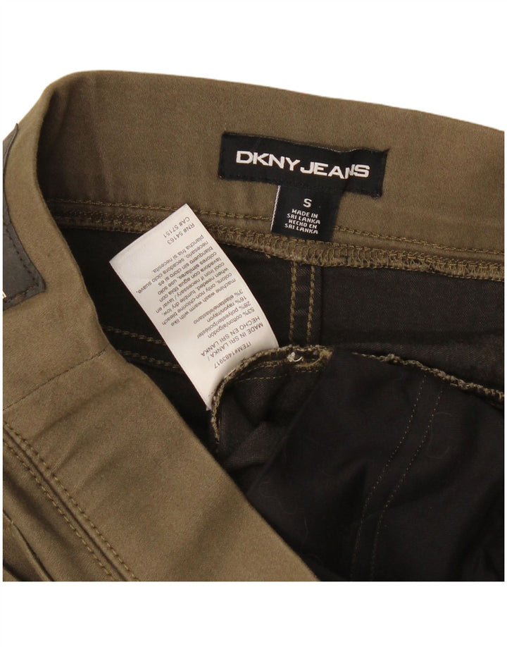 Pantaloncini casual da donna Dkny piccoli W27 cotone kaki