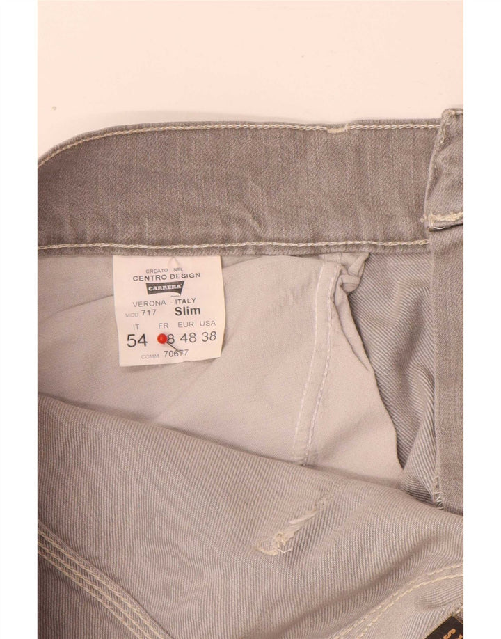 Jeans Carrera Uomo 717 Slim W38 L33 Cotone Grigio