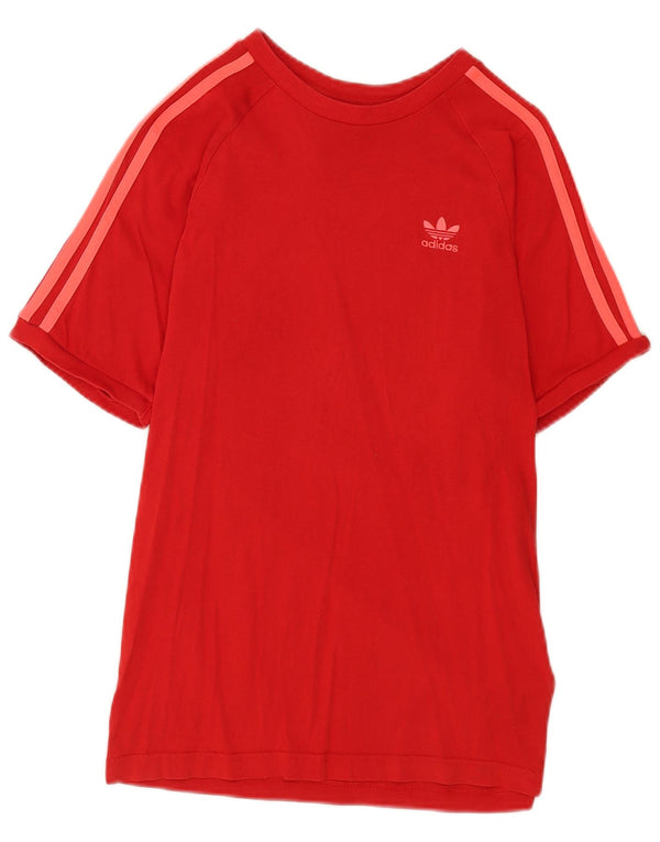 Maglietta Adidas da donna Top UK 6 XS rossa in cotone