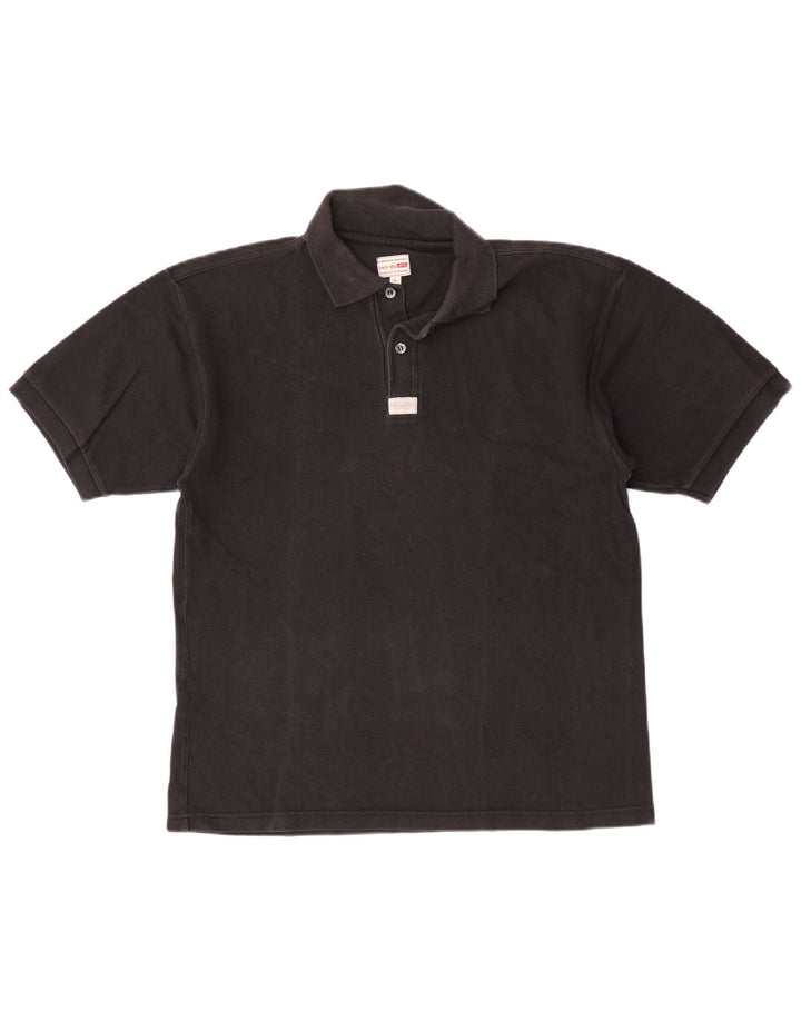 Polo Levi's da uomo grande in cotone nero