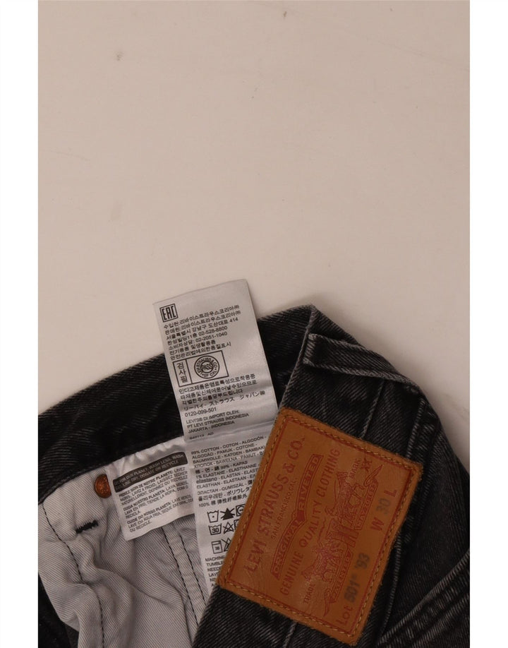 Levi's Uomo 501 Jeans dritti W30 L28 Cotone grigio