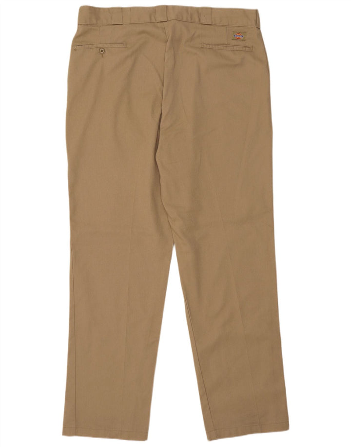 DICKIES Pantaloni chino dritti da uomo W40 L34 Poliestere beige