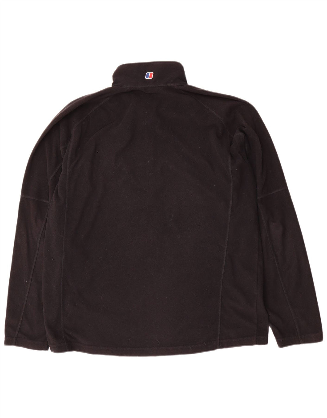 Maglione in pile da uomo Berghaus con zip e collo XL poliestere nero