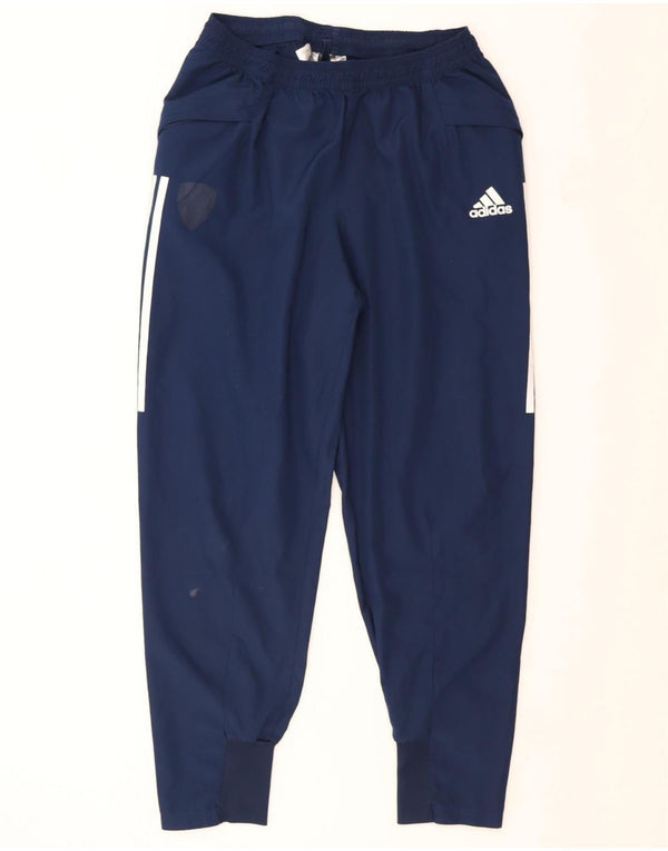 Pantaloni da tuta da uomo Adidas Aeroready Joggers Large in poliestere blu navy