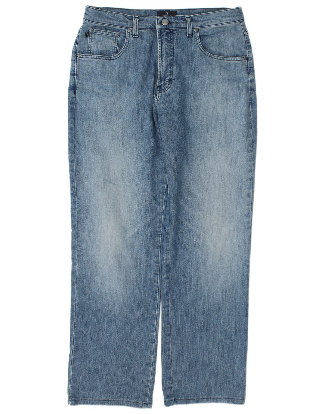 Jeans Straight Uomo Trussardi W32 L30 Cotone Blu