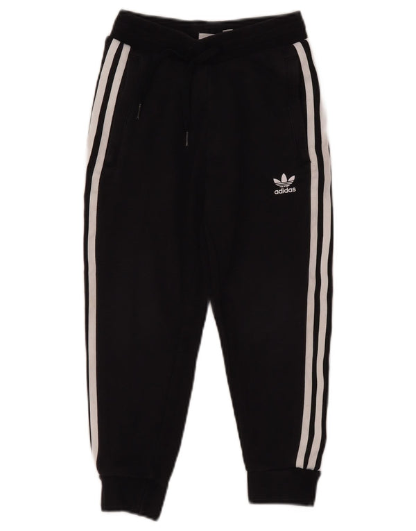 Pantaloni della tuta da ragazzo ADIDAS Joggers 6-7 anni in cotone nero