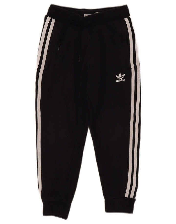 Pantaloni della tuta da ragazzo ADIDAS Joggers 6-7 anni in cotone nero