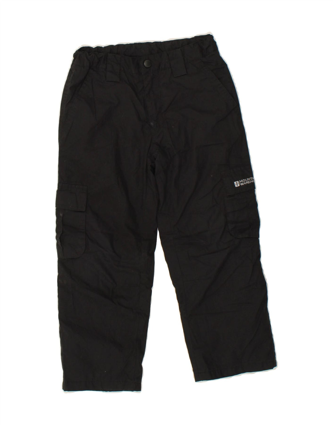 MOUNTAIN WAREHOUSE Boys Straight Cargo Trousers 5-6 Years W20 L8 Black Vintage Mountain Warehouse and Second-Hand Mountain Warehouse from Messina Hembry 