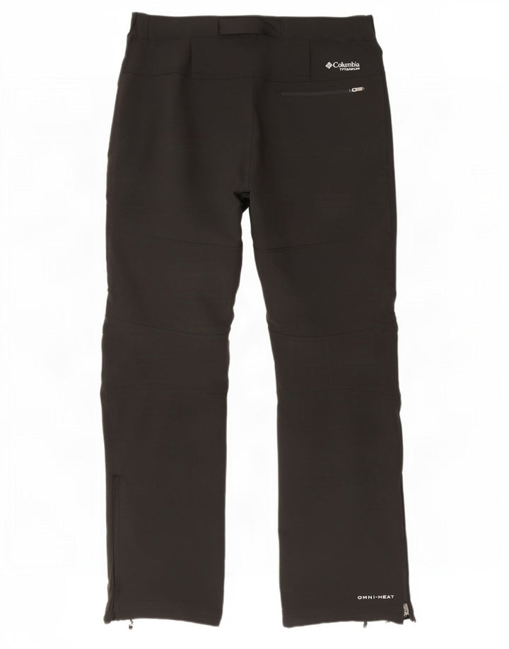Pantaloni da sci Columbia da uomo Titanium grandi in poliestere nero