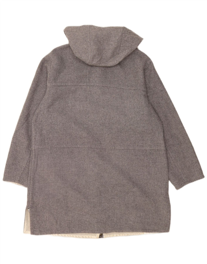 Cappotto con cappuccio da donna Tommy Hilfiger UK 18 XL lana grigia
