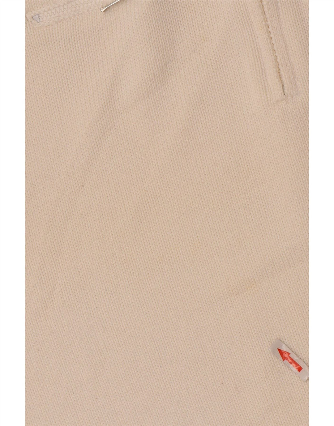 Maglione vintage da donna con collo con zip UK 14 grande bianco