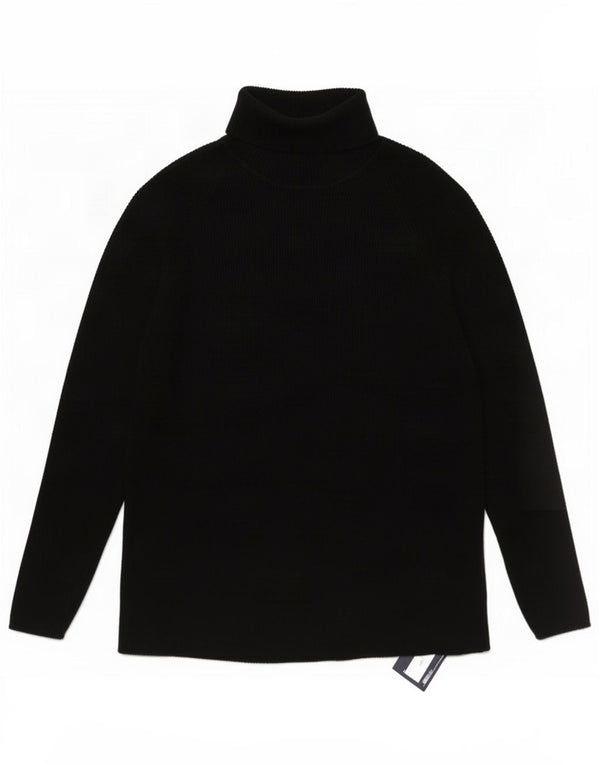 Top manica lunga da donna Marks & Spencer UK 20 2XL viscosa nera