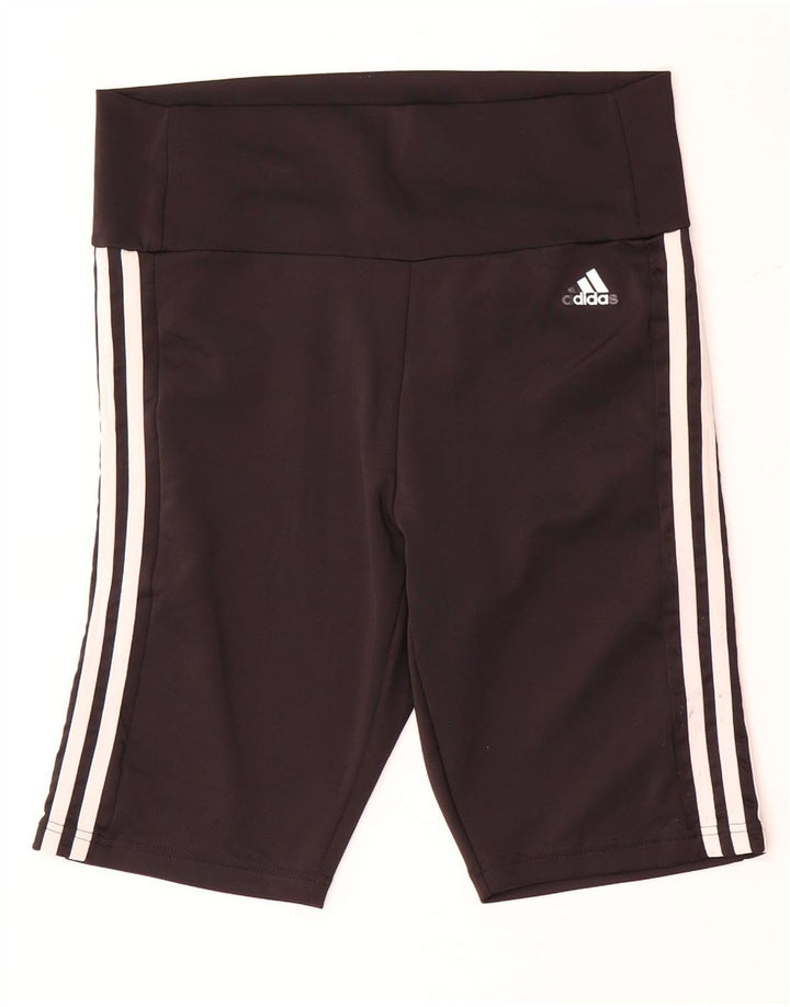 Pantaloncini sportivi Adidas Aeroready da donna UK 12/14 Poliestere nero medio