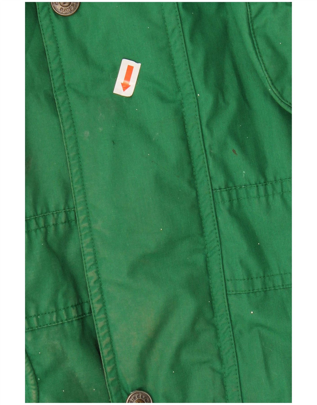 DIADORA Mens Padded Jacket UK 40 Large Green Colourblock Polyester