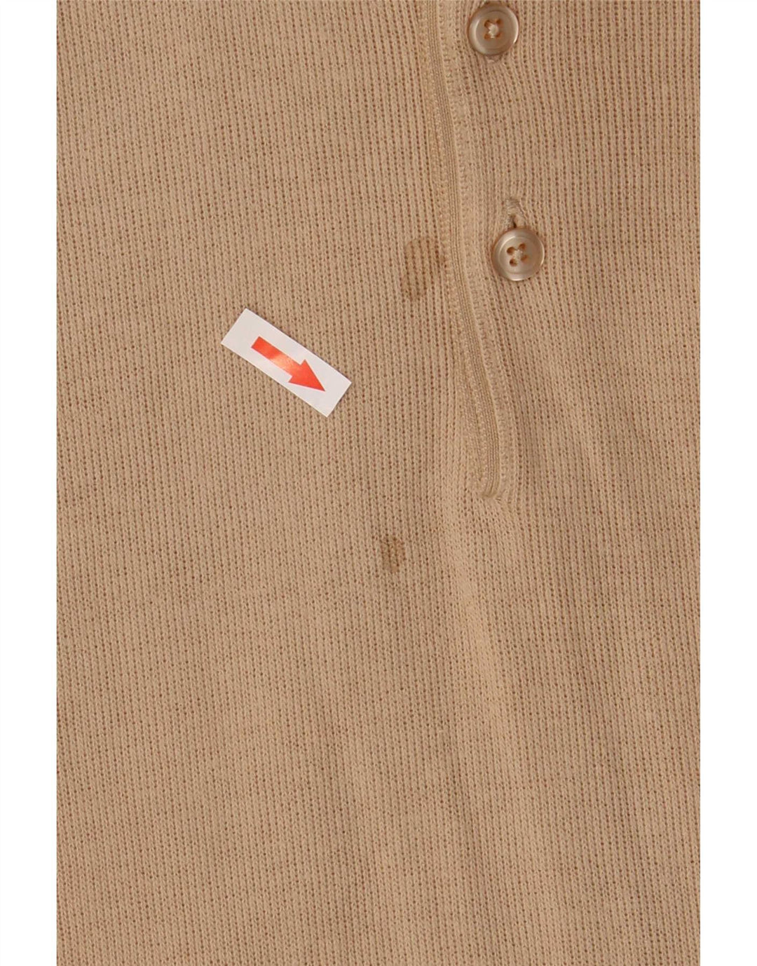 Gant Maglione da uomo con collo alto in cotone beige grande