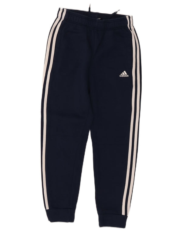 Pantaloni della tuta da ragazzo Adidas Joggers 9-10 anni in cotone blu navy