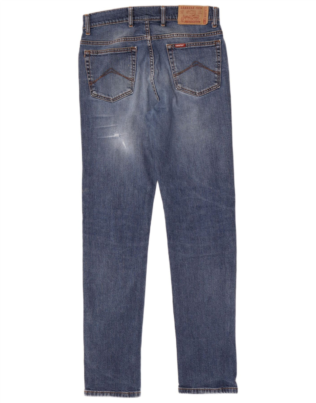 Jeans Carrera Uomo 700 Slim Distressed W33 L34 Cotone Blu