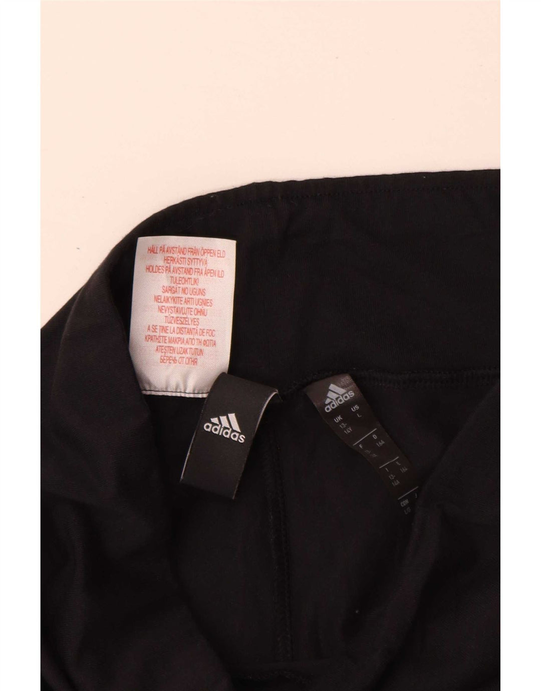 Leggings Adidas Bambina 13-14 Anni Neri