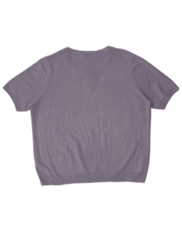 Maglione maglione con scollo a barca da donna Marks & Spencer UK 14 grande blu