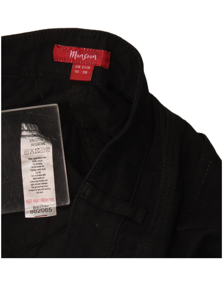 Jeans Bootcut da donna Monsoon UK 10 Small W30 L31 Cotone nero