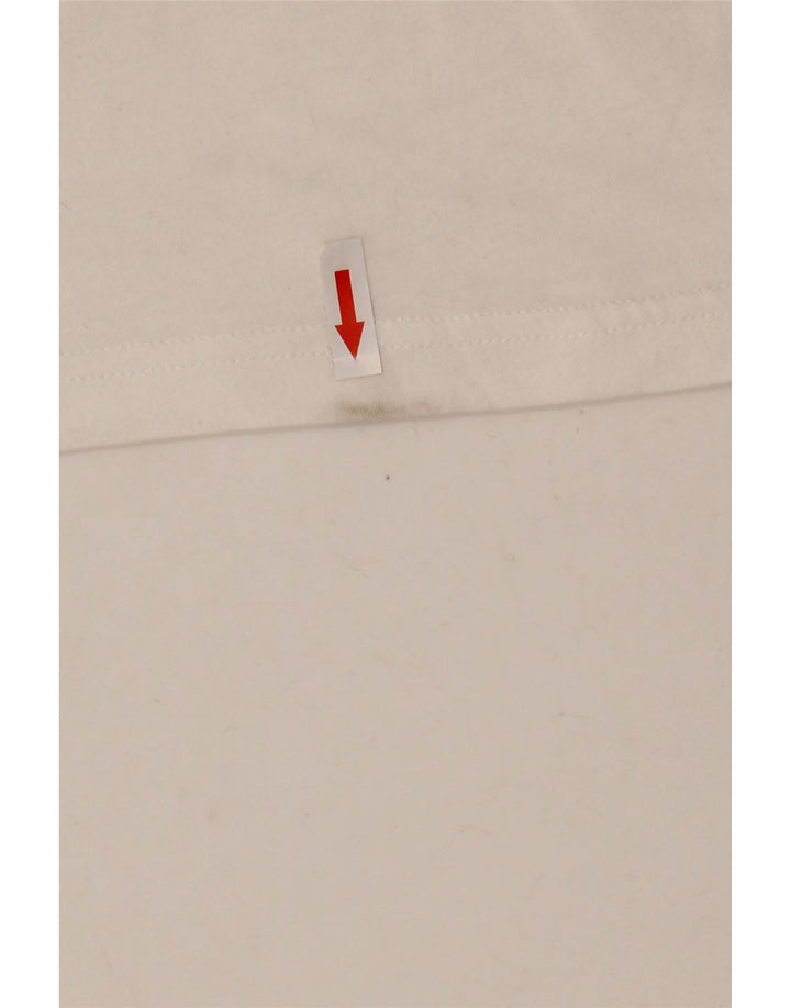 Canotta grafica da uomo Under Armour Heat Gear, cotone bianco medio