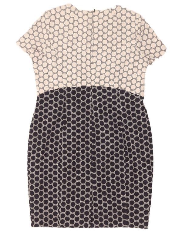 Abito tubino da donna Marks & Spencer UK 20 2XL Cotone maculato blu navy