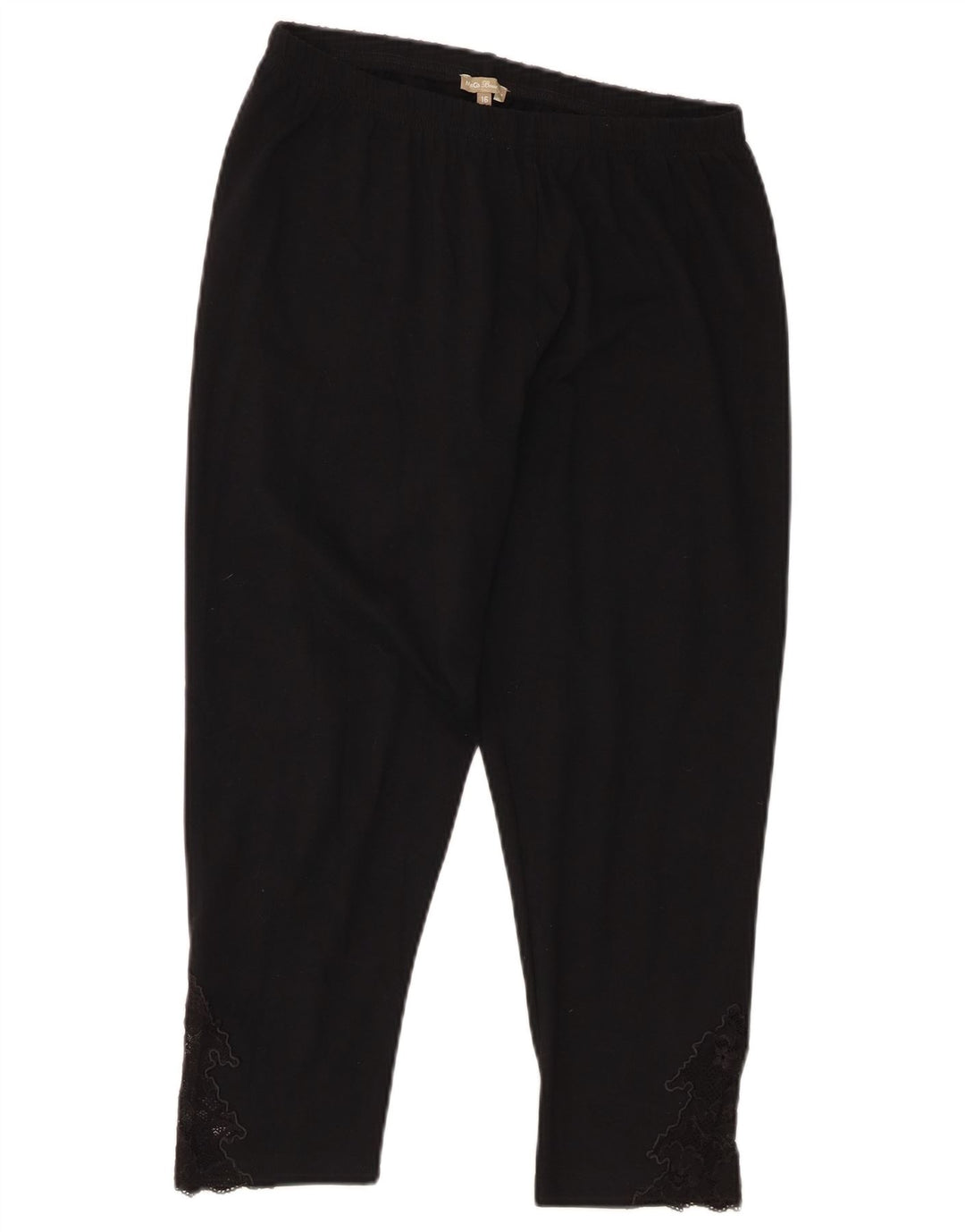 Leggings Capri da donna M&Co UK 16 grande cotone nero