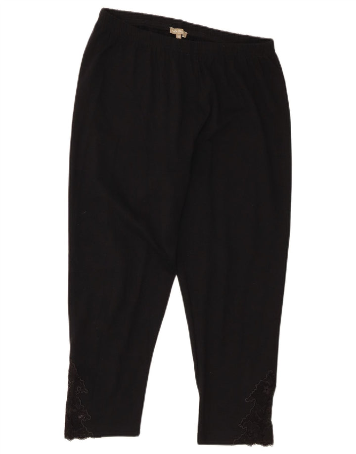 Leggings Capri da donna M&Co UK 16 grande cotone nero