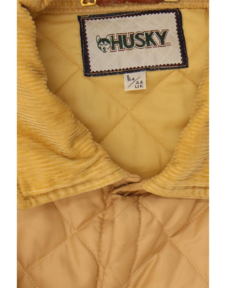 Giacca trapuntata da uomo Husky UK 44 2XL Nylon beige
