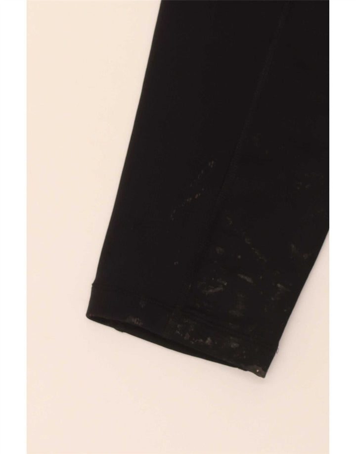 Leggings grafici da donna Nike UK 14 grande poliestere nero