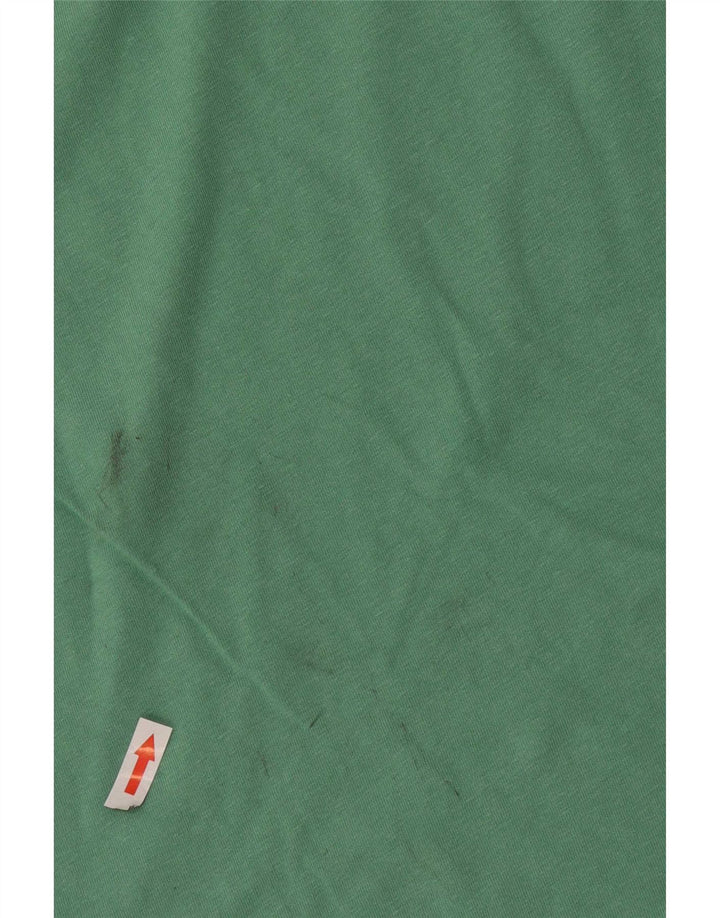 T-shirt grafica da uomo Puma Top in cotone turchese medio
