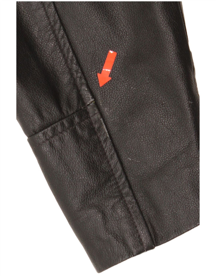 Giacca in pelle da uomo 4 You UK 38 Pelle nera media